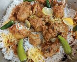 A picture of step 9 of Chicken Biryani 😋😋.