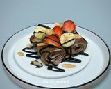 Foto langkah ke 8 dari resep Mini Chocolate Roll Crepe.