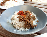 Foto del paso 11 de la receta: Revuelto de carne con verduras y salsa de ostras