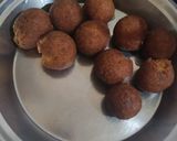 A picture of step 3 of Ripped banana balls.