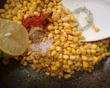 A picture of step 3 of Corn Chaat.
