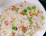 A picture of step 3 of Peas pulav.