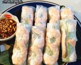Hình bước làm 7 của món Gỏi Cuốn Tôm Thịt Gà Nướng/ Fresh Spring Rolls