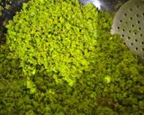 A picture of step 2 of Matar burfi.