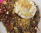 A picture of step 4 of S'mores dessert.