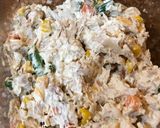 A picture of step 3 of Chicken Pot Pie Bubble Up.