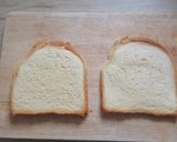 Une image de l'étape 2 de Roulés de brioche perdu, fourés à la pâte à tartiner vegan.