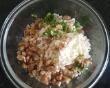 A picture of step 5 of Walnut paneer stuffed Dahi Vada.