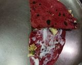 A picture of step 6 of Protein Loaded Cheesey Egg Stuffed Beetroot Paratha Tortilla Wrap.