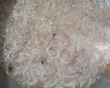 A picture of step 3 of Aalu gobhi with chicken 😋.