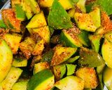 A picture of step 4 of Mango pickle.