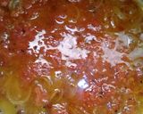A picture of step 3 of Lobia Aloo Phali with Chapati.