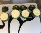 Une image de l'étape 1 de Courgettes rondes en cocotte farcies chair à saucisse et épices.