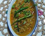 A picture of step 5 of Toria ki sabzi.