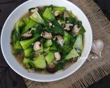 Foto langkah ke 3 dari resep Tumis Pakcoy Jamur Shitake.