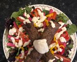 A picture of step 4 of Fatah sauce فته.