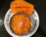 A picture of step 2 of Amarut Ras(Aam ras).