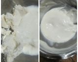 A picture of step 3 of Schezwan paneer lollypop sticks.