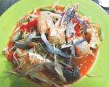 รูปขั้นตอนการทำที่ 2 ของ ส้มตำปูม้าปลาร้าๆๆข้าวเหนียว