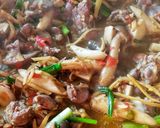 รูปขั้นตอนการทำที่ 11 ของ เมนู ตับไก่ผัดเต้าเจี้ยวสไตล์เรา
