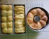 Foto langkah ke 8 dari resep Roti Sobek Isi Coklat Keju super lembuut.
