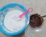 Foto langkah ke 5 dari resep Marble Cake Kukus Putih Telur.