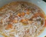 Hình bước làm 3 của món Bún cà chua thì là