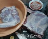 A picture of step 1 of Oven Roasted Lamb Leg or Raan.