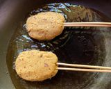 A picture of step 5 of Soya Chaap.
