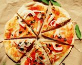 Hình bước làm 2 của món Đế pizza hoàn hảo tại nhà