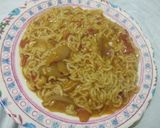 A picture of step 8 of Masala Maggi.