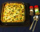 A picture of step 10 of Mexican beans enchiladas.