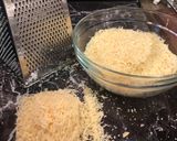 A picture of step 1 of Delectable Parmesan crisps.