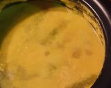 A picture of step 2 of Raw mango,drumstick,coconut curry..mom’s recipe.