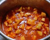 A picture of step 4 of Kohlrabi sabji.