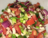 A picture of step 1 of Pico De Gallo.