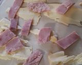 Foto del paso 1 de la receta: Palmeritas de jamón y queso muy fácil