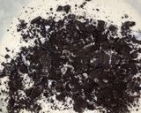 A picture of step 3 of Oreo cake loaf.