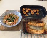 A picture of step 4 of Store cupboard/fridge couscous salad.