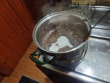 Budín con frutas