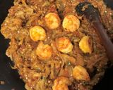 A picture of step 6 of Prawn Baingan Bharta (Mashed Eggplant cooked with Prawns).