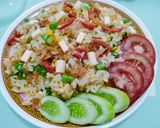 Foto langkah ke 4 dari resep Nasi Goreng Buncis Telur Keju.
