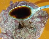 A picture of step 3 of Beef Chilli.