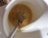 A picture of step 1 of Peanut butter mug cake in 2 mins.