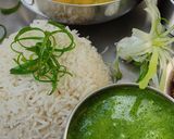 A picture of step 13 of Achaari daal.