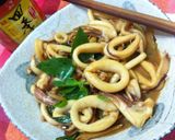 【四季甘霞色】~三杯花枝的食譜步驟3照片