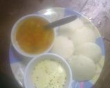 इडली सांबर चटनी (Idli Sambar chutney recipe in hindi) रेसिपी चरण 3 फोटो
