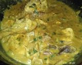 Foto del paso 2 de la receta: Pollo al curry con papas, batatas al horno y arroz