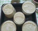 Foto langkah ke 8 dari resep Puding Srikaya Matcha Kelapa Muda Tape Ketan Hitam.