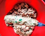 A picture of step 4 of Chandan Kabab..